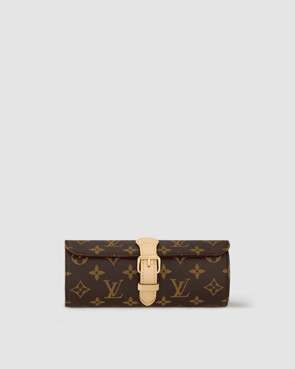 1:1 Replica Louis Vuitton LV 3 Watch Case Monogram Canvas Luxury Bag For Women M47530 - 7.9in/20cm