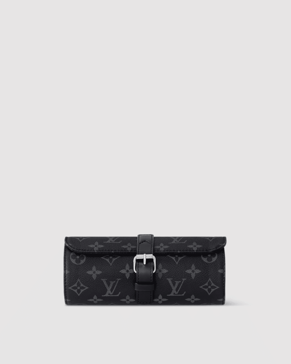 1:1 Replica Louis Vuitton LV 3 Watch Case Monogram Eclipse Canvas Unique Bag For Men M43385 - 7.9in/20cm