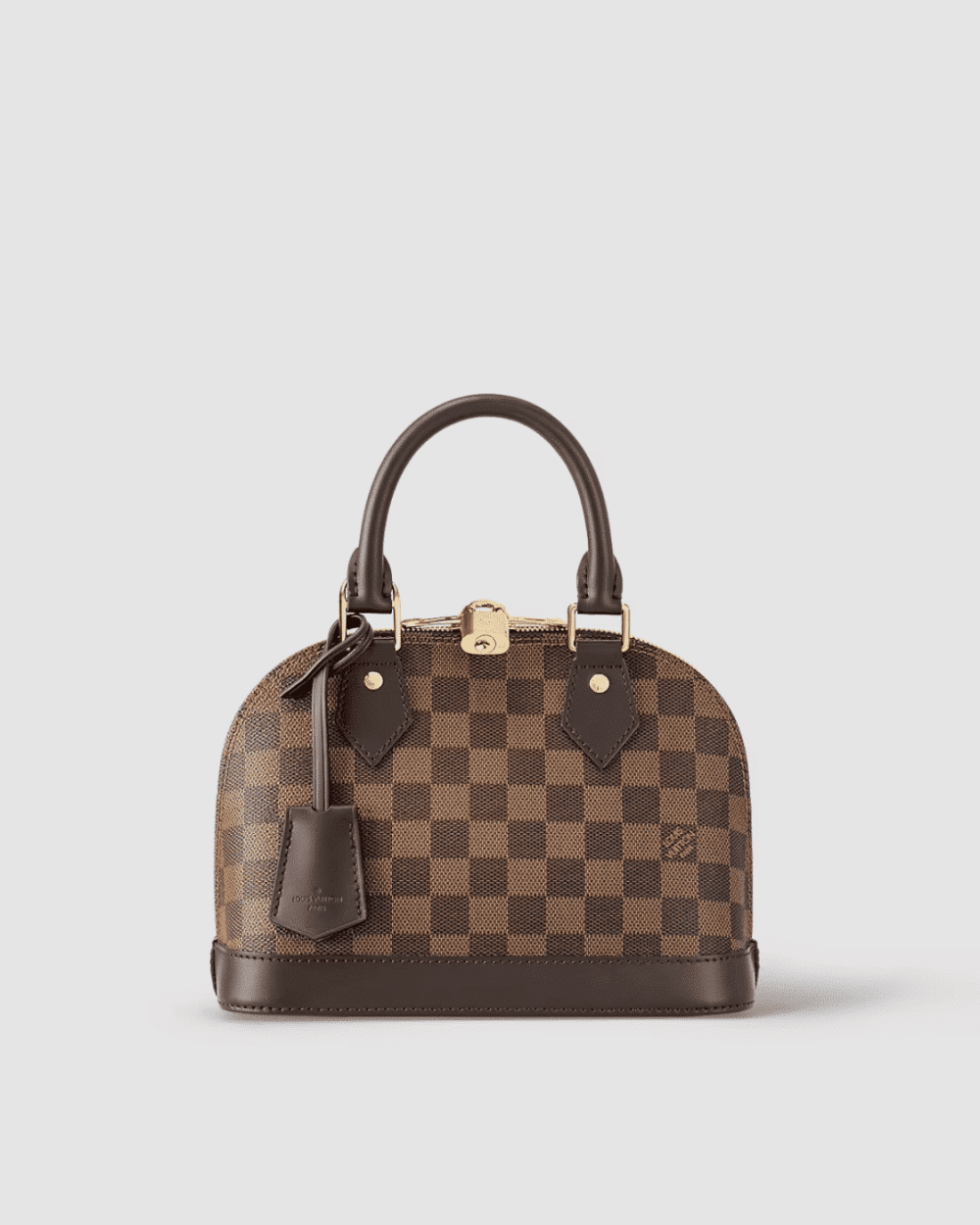 1:1 Replica Louis Vuitton LV Alma BB Damier Ebene Canvas Exclusive For Women N41221 - 9.3in/ 23.5cm