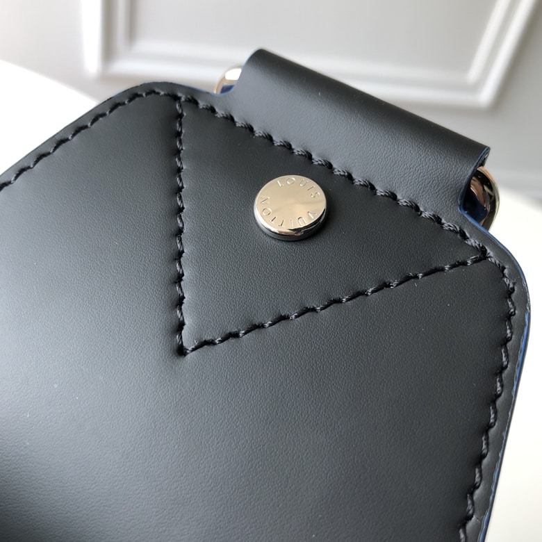 1:1 Replica Louis Vuitton LV Avenue Slingbag NM Damier Graphite Canvas Blue Unique Bag For Men N40008 - 12.2in/31cm - Image 8