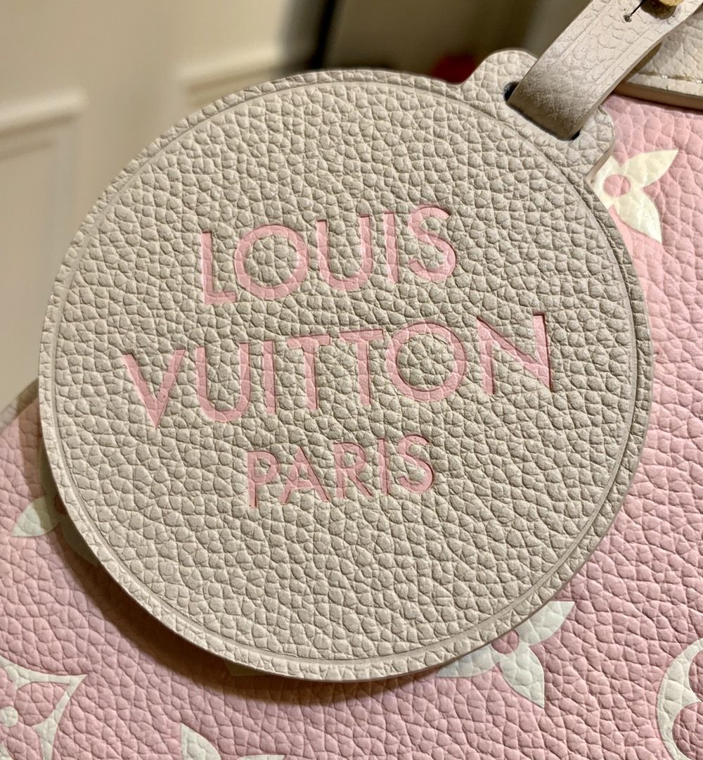 1:1 Replica Louis Vuitton LV Bagatelle  Bicolor Monogram Empreinte Leather Luxury Bag For Women M46113 - 22cm/8.7in