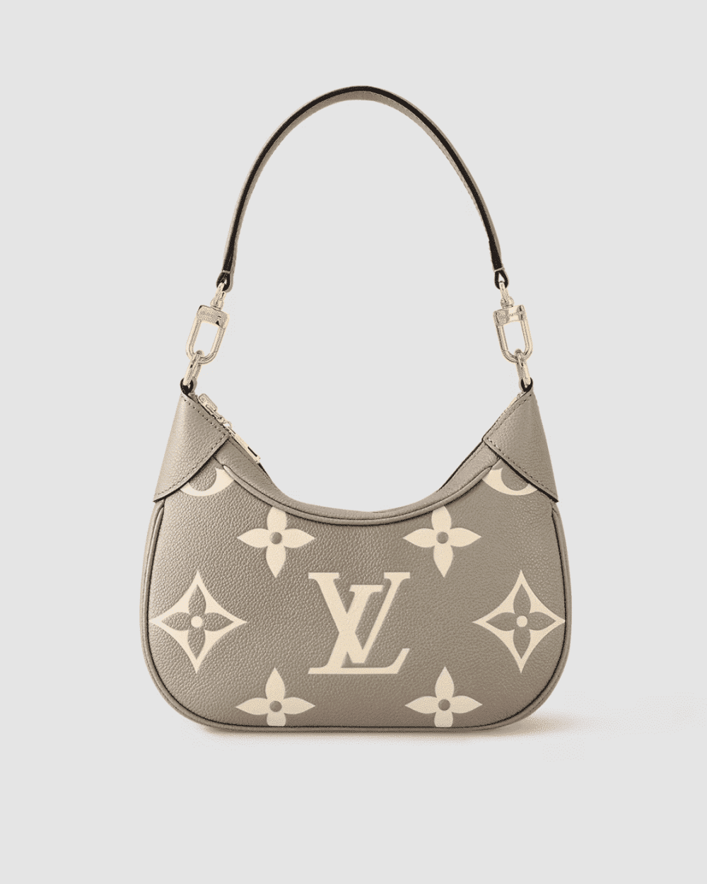 1:1 Replica Louis Vuitton LV Bagatelle Bicolor Monogram Empreinte Leather Luxury Bag For Women M46112 - 22cm/8.7in