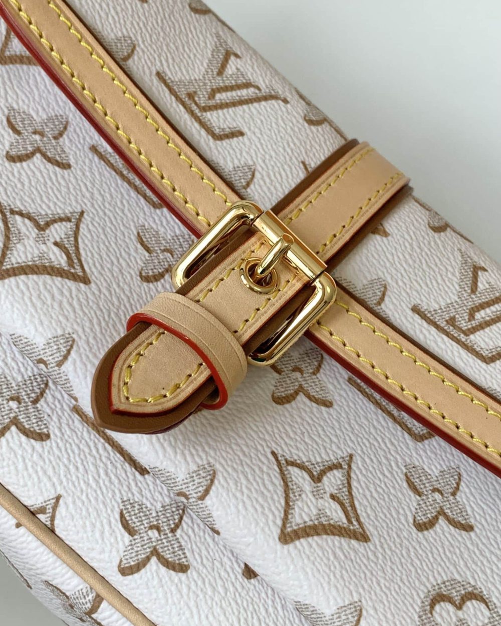 1:1 Replica Louis Vuitton LV Maxi Pochette Accessoires Pink/White Remarkable Bag For Women‎ M46161 - 8.3in/ 21cm
