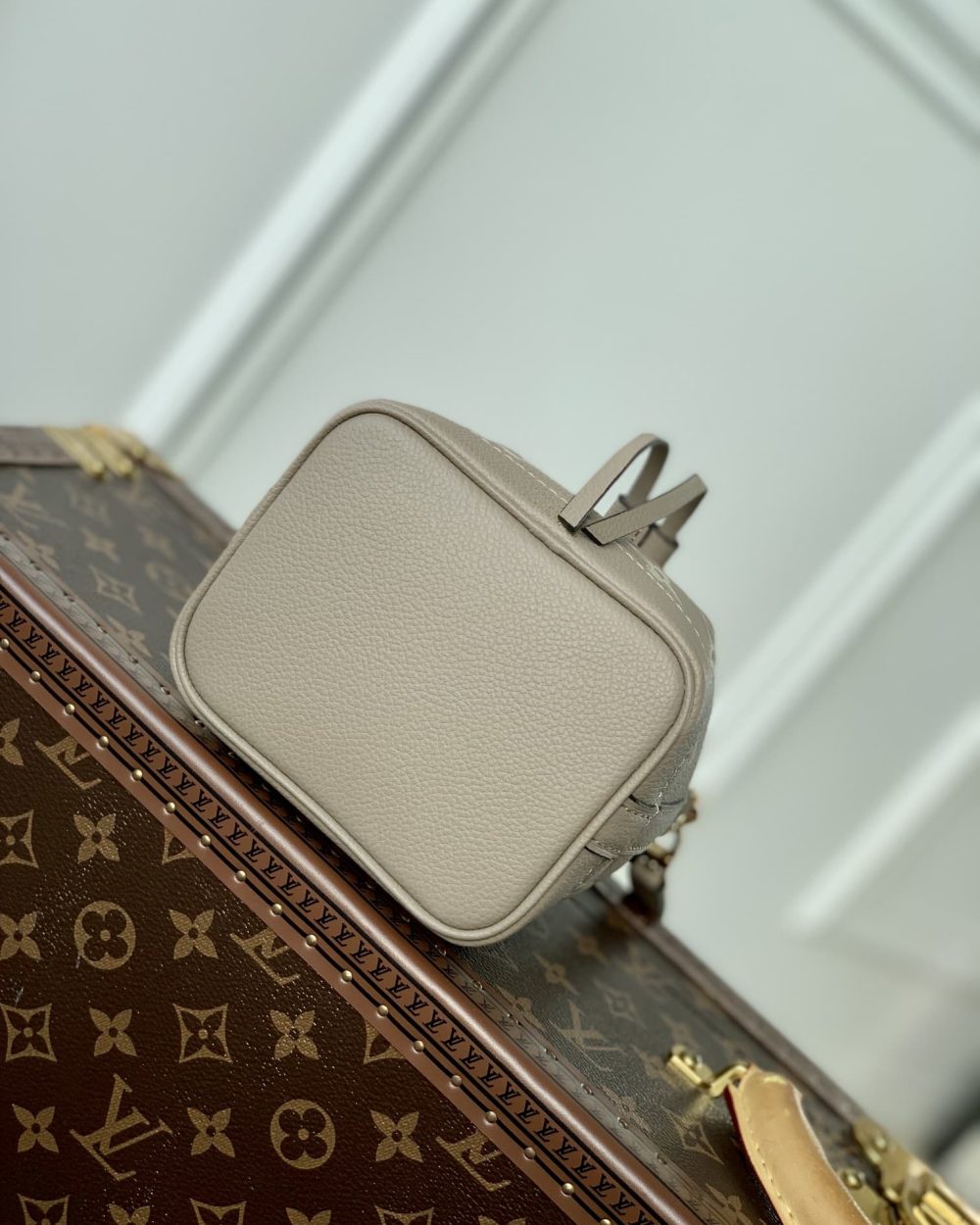 1:1 Replica Louis Vuitton LV Nano Noé Black/Grey Essential Bag For Women M46291 - 6.3in/ 16cm