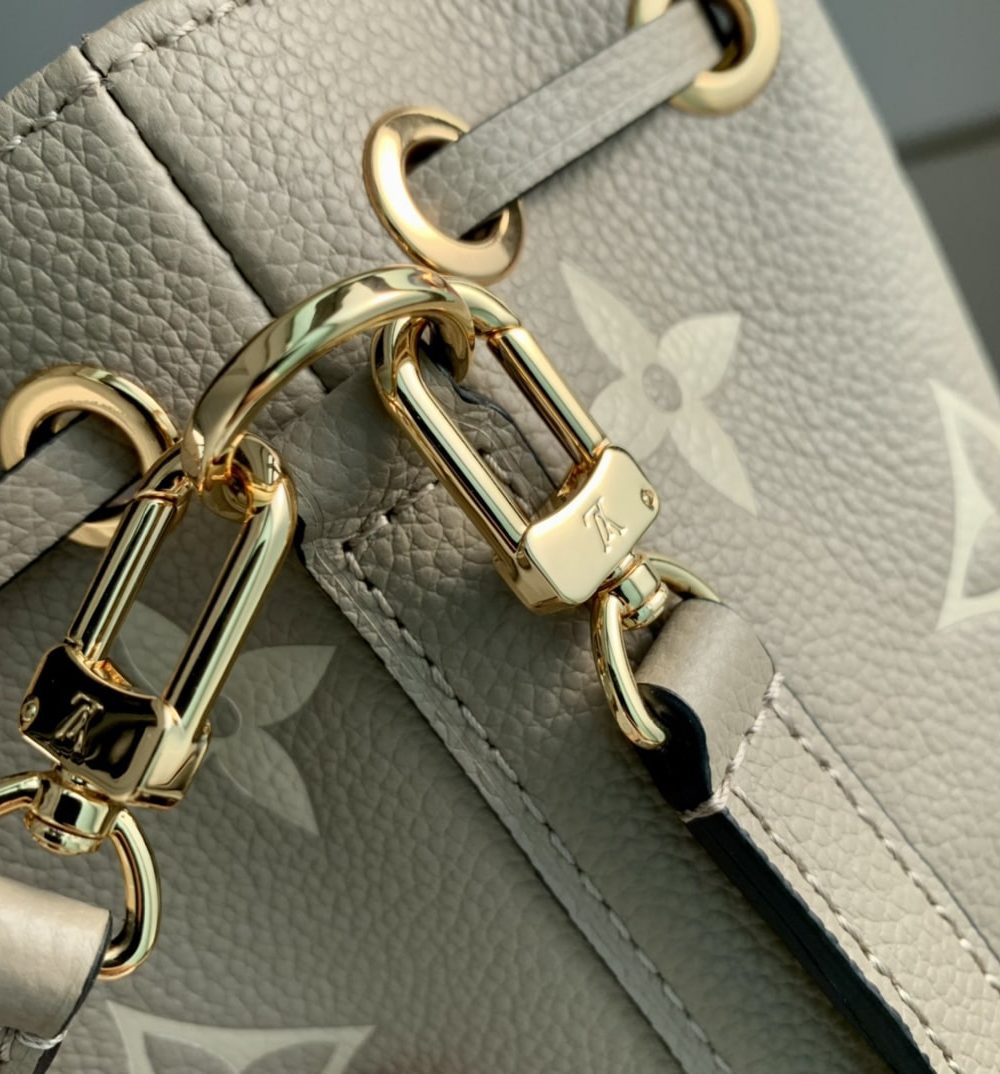 1:1 Replica Louis Vuitton LV Nano Noé Black/Grey Essential Bag For Women M46291 - 6.3in/ 16cm