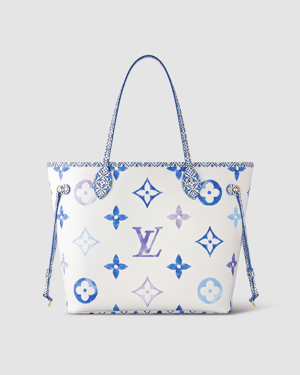 1:1 Replica Louis Vuitton LV Neverfull MM Other Monogram Canvas Blue Luxury Bag For Women M22979 - 12.2in/ 31cm