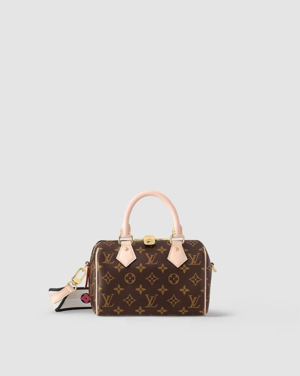 1:1 Replica Louis Vuitton LV Speedy Bandoulière 20 Monogram Canvas Black Luxury Bag For Women M46234 - 20cm/7.9in