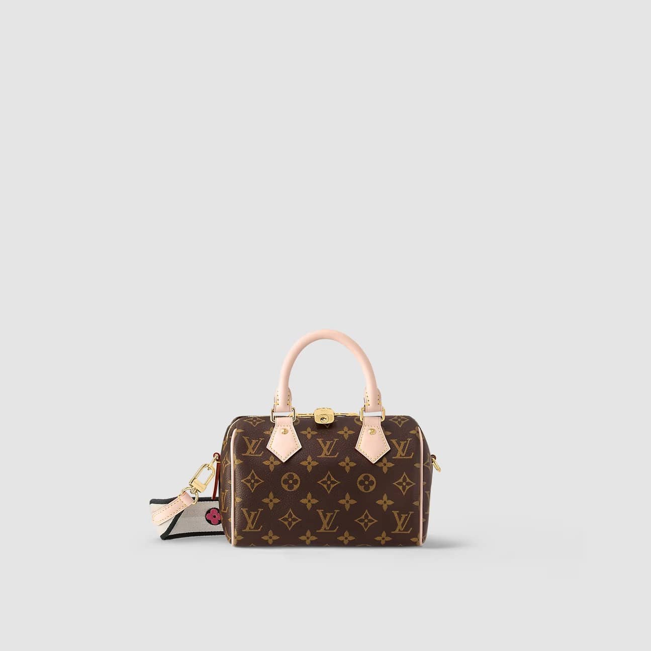 1:1 Replica Louis Vuitton LV Speedy Bandoulière 20 Monogram Canvas Black Luxury Bag For Women M46234 - 20cm/7.9in
