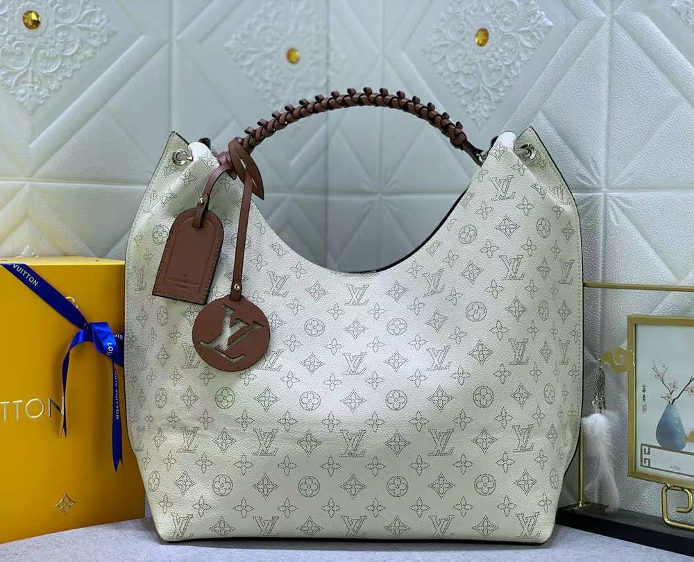 1:1 Replica Louis Vuitton LV Carmel Hobo Bag Ivory Luxurious Bag For Women - 13.8in/40cm