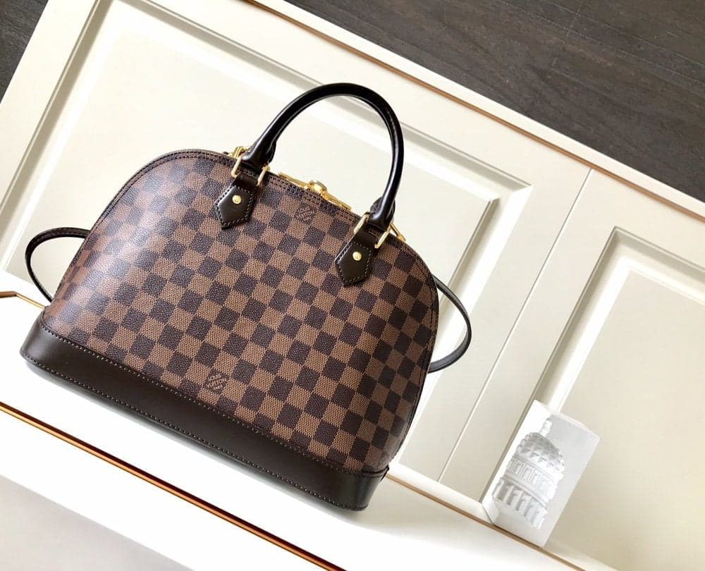 1:1 Replica Louis Vuitton LV Alma PM Damier Ebene Canvas Exclusive Bag For Women N53151 - 12.6in/ 32cm