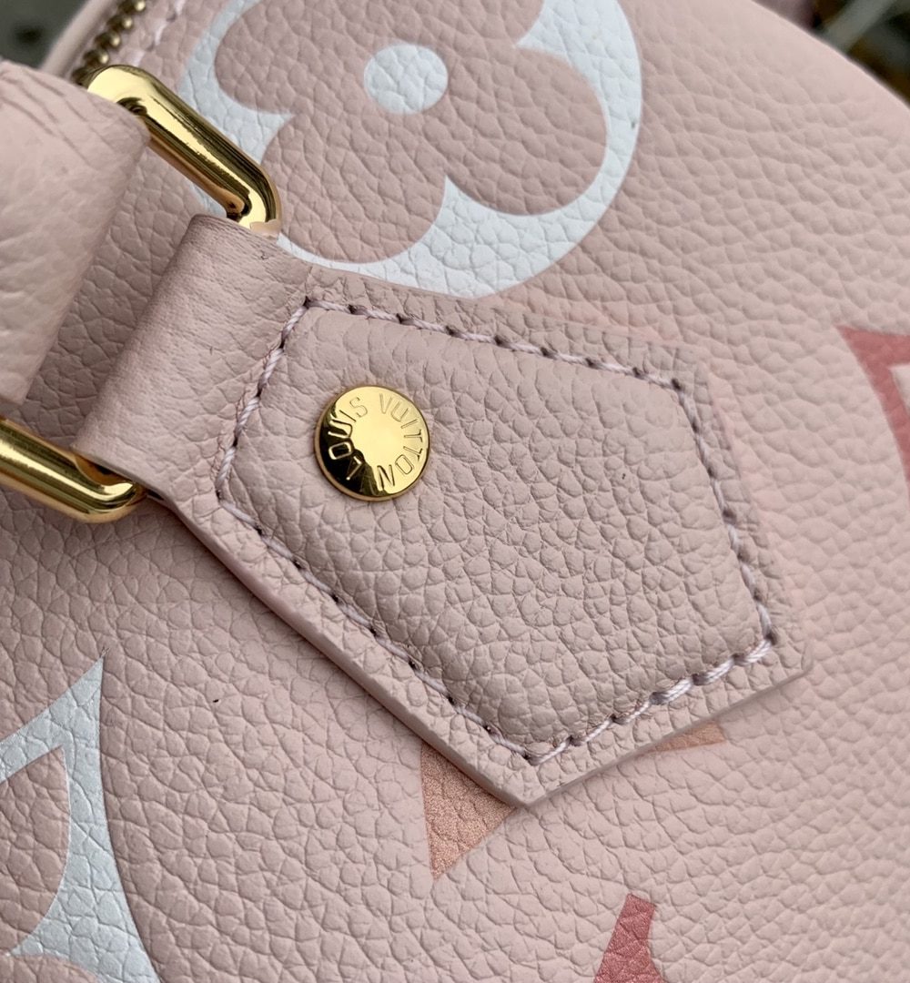 1:1 Replica Louis Vuitton LV Speedy Bandoulière 20 Monogram Empreinte Leather For Women M46518- 8.1 Inches/ 20.5 Cm