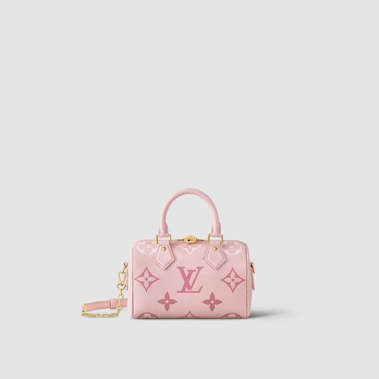 1:1 Replica Louis Vuitton LV Speedy Bandoulière 20 Monogram Empreinte Leather For Women M46518- 8.1 Inches/ 20.5 Cm