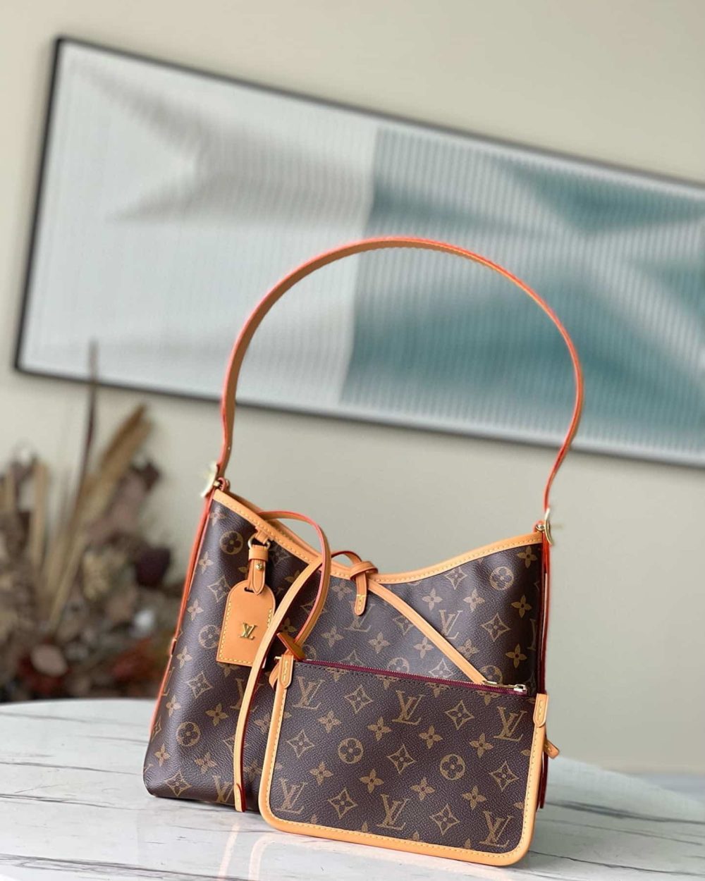 1:1 Replica Louis Vuitton LV CarryAll PM Monogram Canvas Essential Bag For Women M46203 - 11.4 Inches/ 28.9 Cm