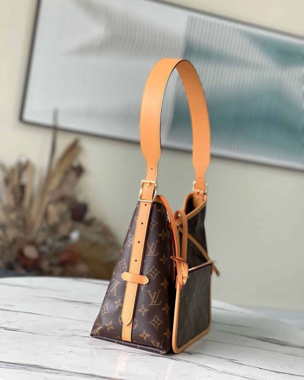 1:1 Replica Louis Vuitton LV CarryAll PM Monogram Canvas Essential Bag For Women M46203 - 11.4 Inches/ 28.9 Cm