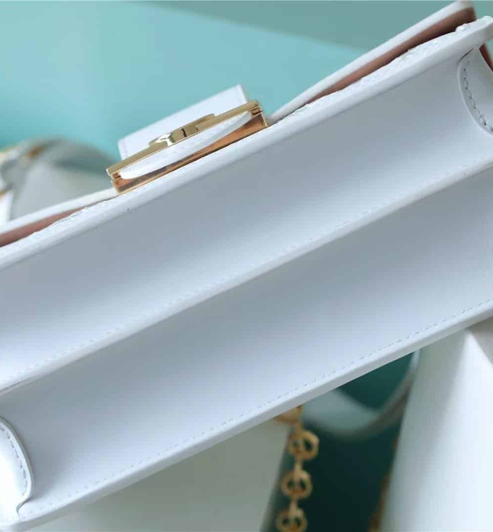 1:1 Replica Louis Vuitton LV Dauphine East West White Luxury Bag For Women M20739 -‎ 9.6in/24.5cm