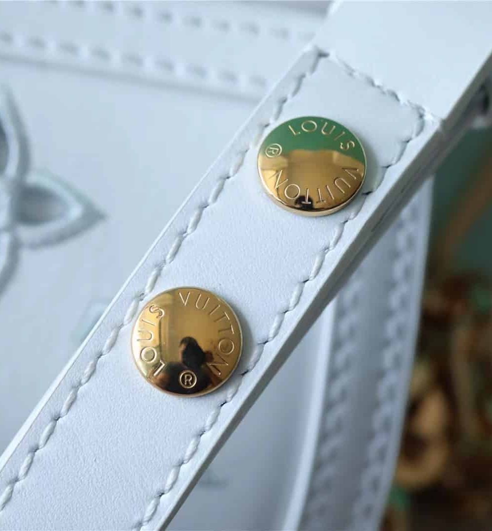 1:1 Replica Louis Vuitton LV Dauphine East West White Luxury Bag For Women M20739 -‎ 9.6in/24.5cm