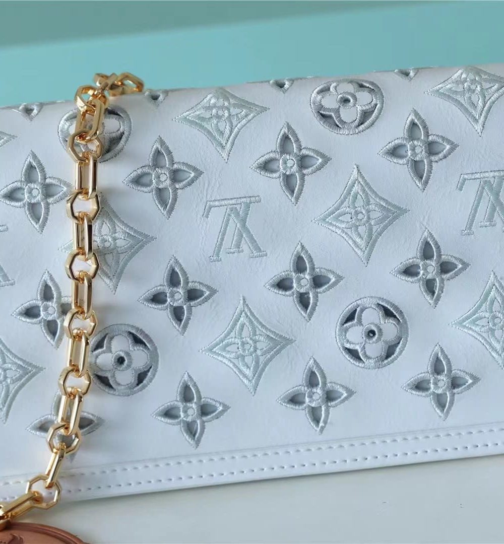 1:1 Replica Louis Vuitton LV Dauphine East West White Luxury Bag For Women M20739 -‎ 9.6in/24.5cm