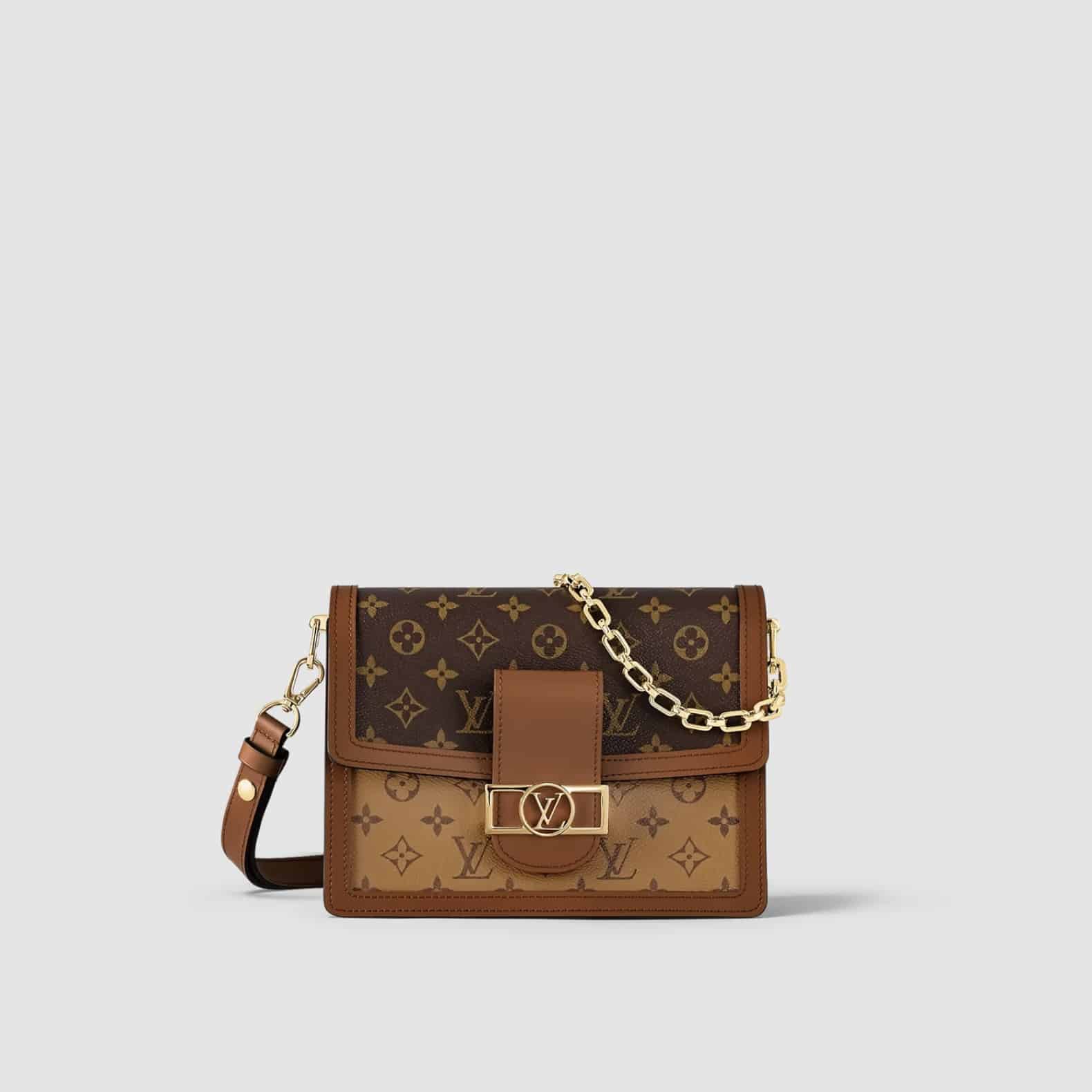 1:1 Replica Louis Vuitton LV Dauphine MM other Monogram Canvas Luxury Bag For Women M45958 - 25cm