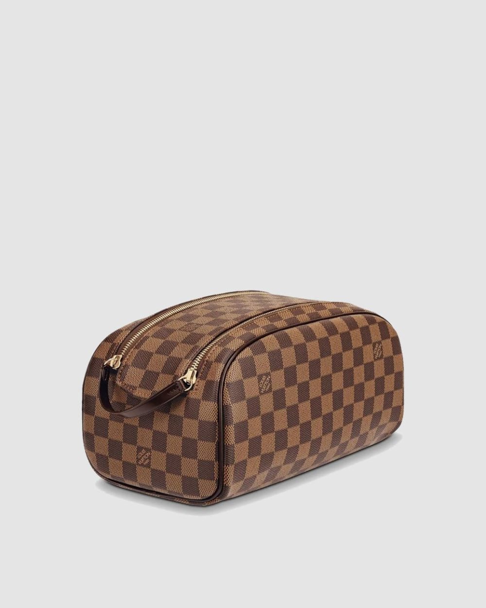 1:1 Replica Louis Vuitton LV King Size Toiletry Damier Ebene Canvas Luxury Bag For Women N47527 - 11in/28cm