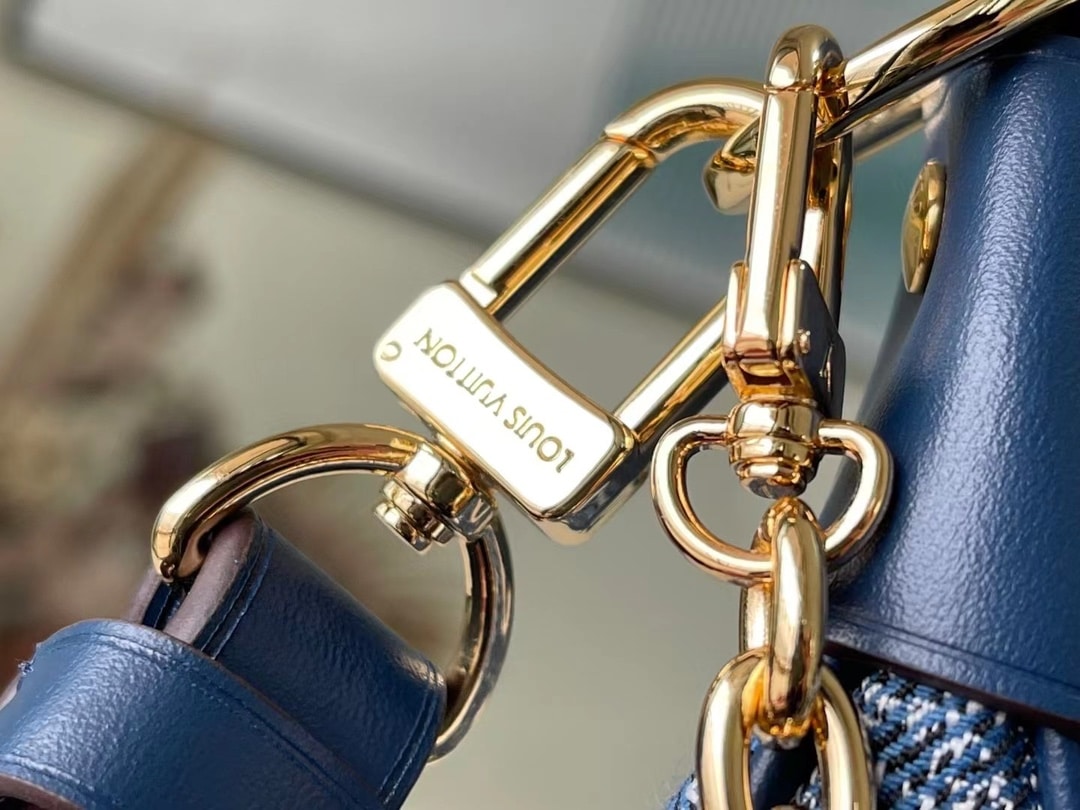 1:1 Replica Louis Vuitton LV Loop Since 1854 Denim Monogram Luxury Bag For Women M81166 - 9.1in/23cm - Image 9