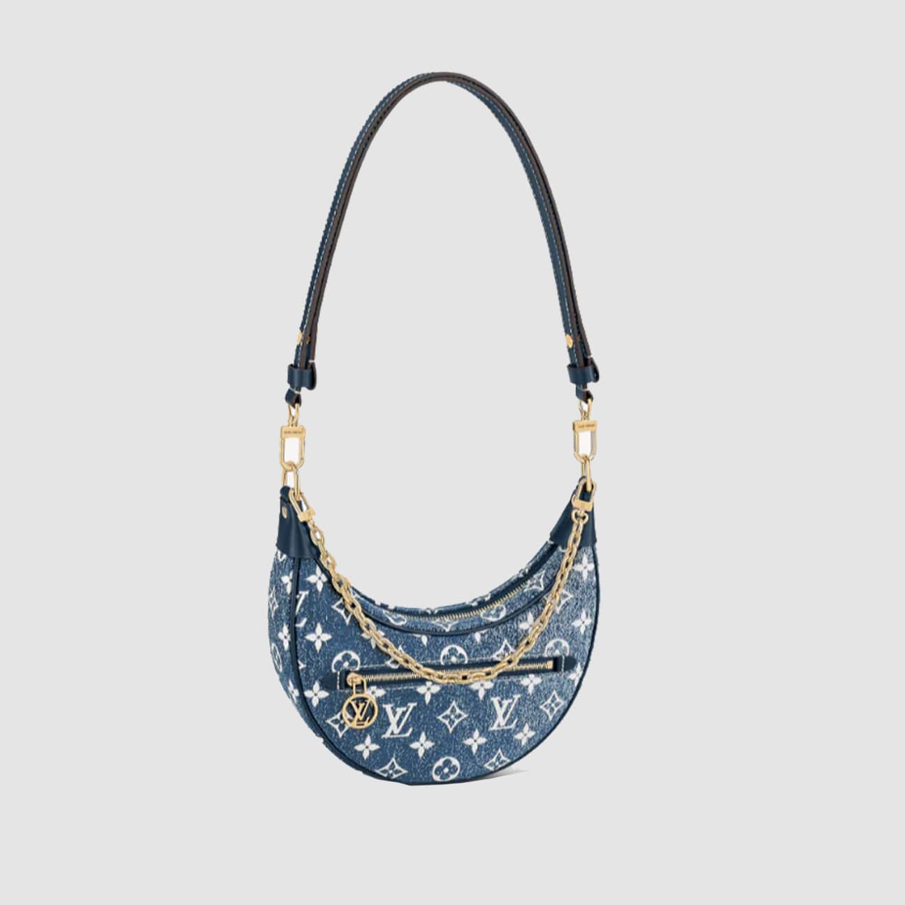 1:1 Replica Louis Vuitton LV Loop Since 1854 Denim Monogram Luxury Bag For Women M81166 - 9.1in/23cm