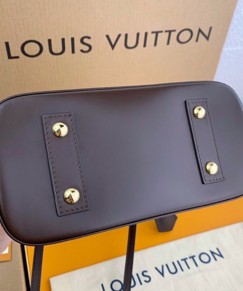 1:1 Replica Louis Vuitton LV Alma BB Damier Ebene Canvas Exclusive For Women N41221 - 9.3in/ 23.5cm