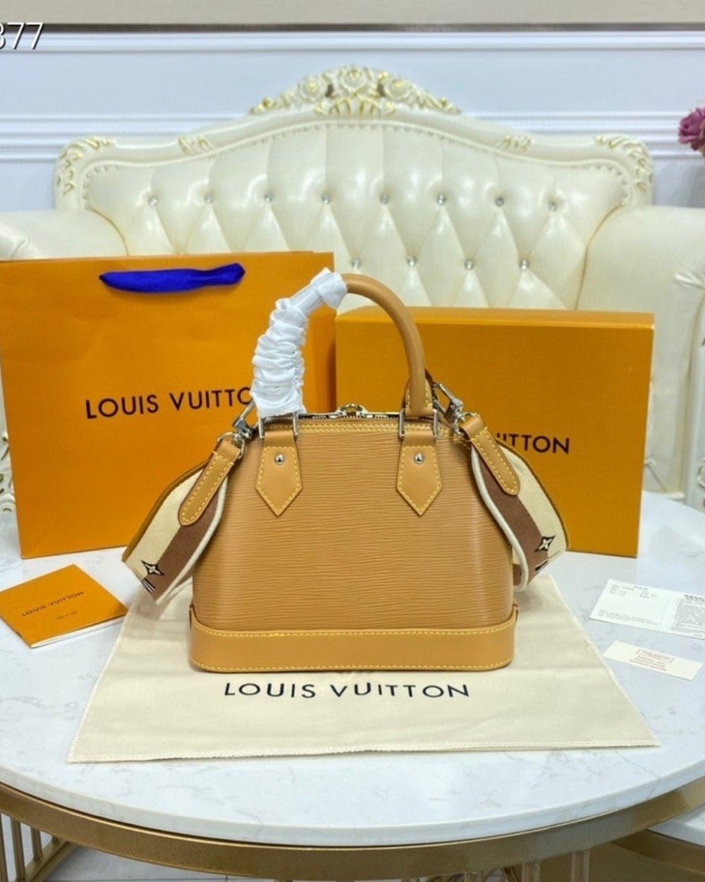 1:1 Replica Louis Vuitton LV Alma BB Epi Leather Unique Bag For Women M59358 -  9.3in/23.5cm
