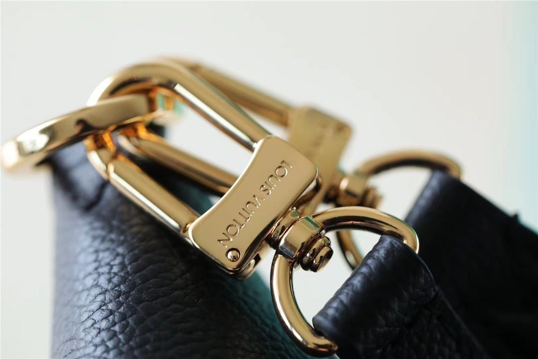 1:1 Replica Louis Vuitton LV Bagatelle Monogram Empreinte Leather Luxury Bag For Women M46002 - 22cm/8.7in - Image 7