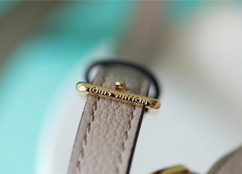 1:1 Replica Louis Vuitton LV Bagatelle Bicolor Monogram Empreinte Leather Luxury Bag For Women M46112 - 22cm/8.7in