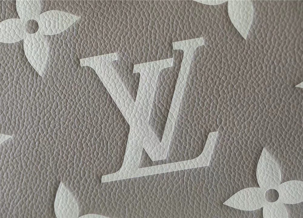 1:1 Replica Louis Vuitton LV Bagatelle Bicolor Monogram Empreinte Leather Luxury Bag For Women M46112 - 22cm/8.7in