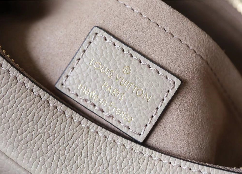 1:1 Replica Louis Vuitton LV Bagatelle Bicolor Monogram Empreinte Leather Luxury Bag For Women M46112 - 22cm/8.7in