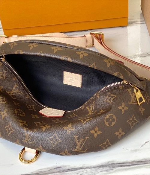 1:1 Replica Louis Vuitton LV Bumbag Monogram Canvas Brown Luxury Bag For Women - 37cm