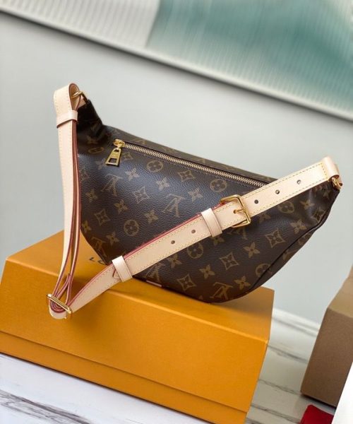 1:1 Replica Louis Vuitton LV Bumbag Monogram Canvas Brown Luxury Bag For Women - 37cm