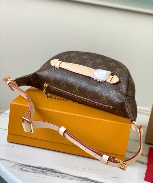 1:1 Replica Louis Vuitton LV Bumbag Monogram Canvas Brown Luxury Bag For Women - 37cm