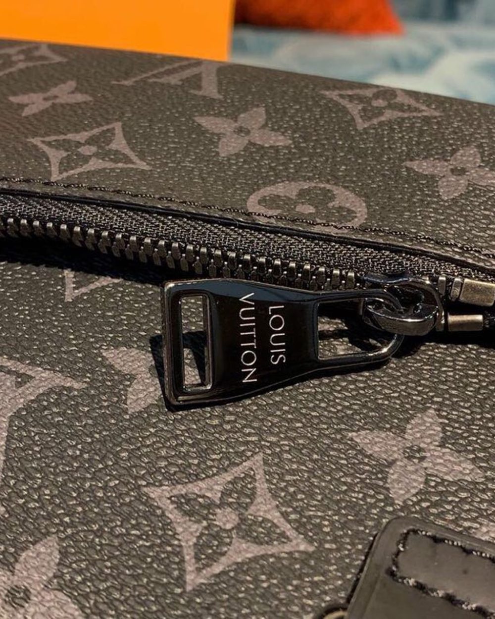 1:1 Replica Louis Vuitton LV Bumbag Monogram Eclipse Canvas Unique For Men M42906 - 11in/28cm