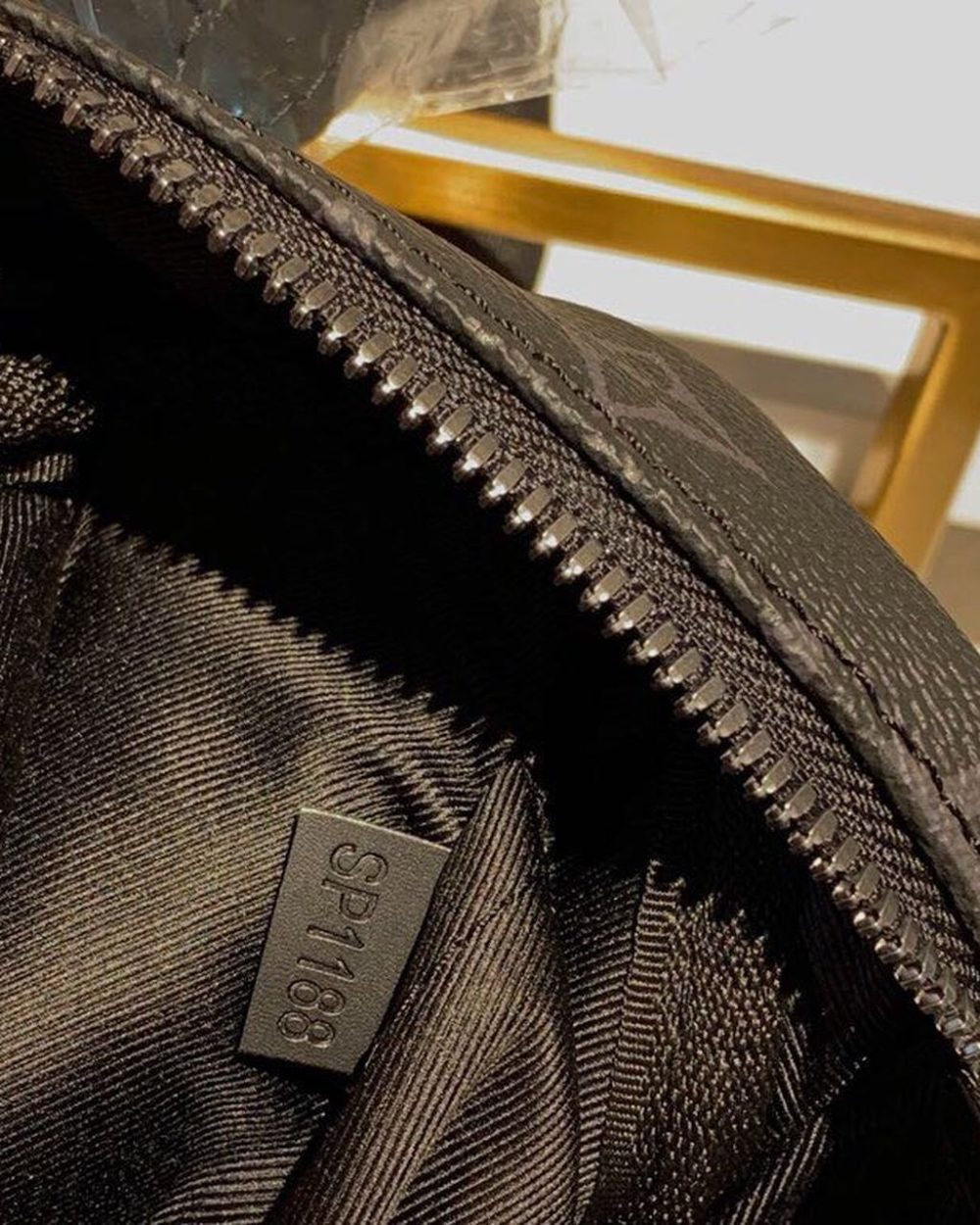 1:1 Replica Louis Vuitton LV Bumbag Monogram Eclipse Canvas Unique For Men M42906 - 11in/28cm