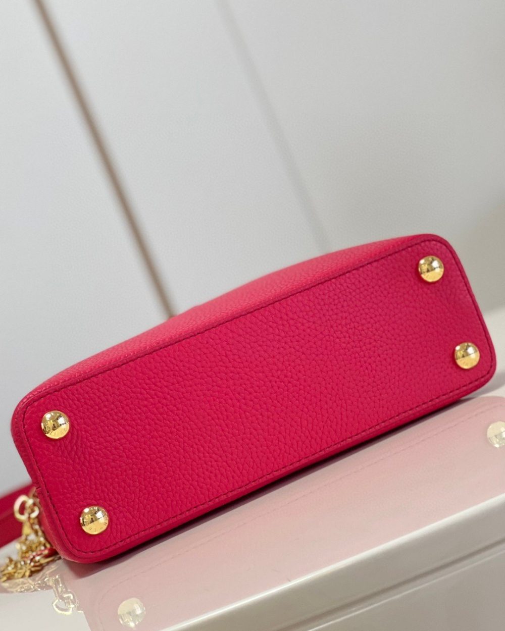 1:1 Replica Louis Vuitton LV Capucines BB Hot Pink Luxury Bag For Women - 10.6in