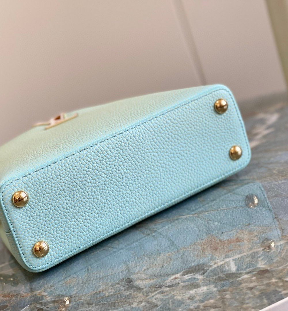 1:1 Replica Louis Vuitton LV Capucines BB Jade Green Luxury Bag For Women - 10.6in