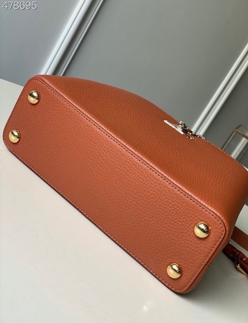 1:1 Replica Louis Vuitton LV Capucines BB Taurillon And Python Brown Luxury Bag For Women N97980 - 10.4in/27cm