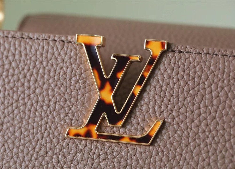 1:1 Replica Louis Vuitton LV Capucines BB Taurillon Light Brown Luxury Bag For Women - 26cm