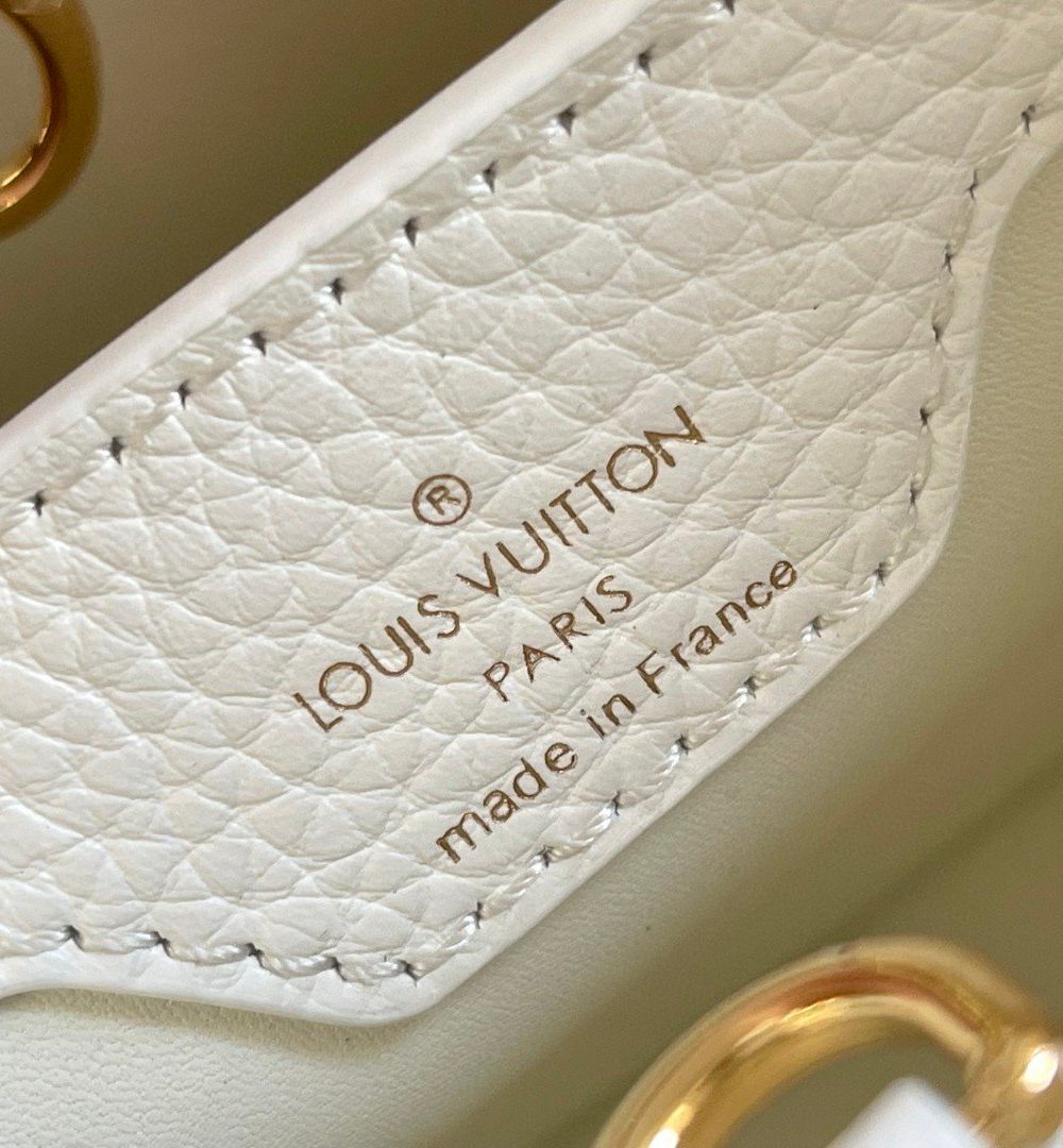 1:1 Replica Louis Vuitton LV Capucines BB White Luxury Bag For Women M55832 - 10.6in/27cm