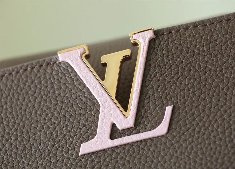 1:1 Replica Louis Vuitton LV Capucines Mini Taurillon Smokey Brown Luxury Bag For Women -  21cm/8.3in