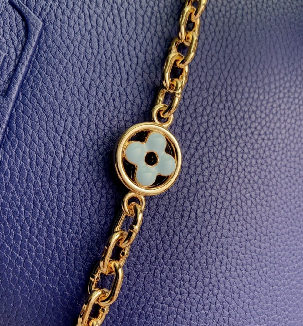 1:1 Replica Louis Vuitton LV Capuciness MM Handbag Blue Luxury Bag For Women M20844 - 12.4in/32cm