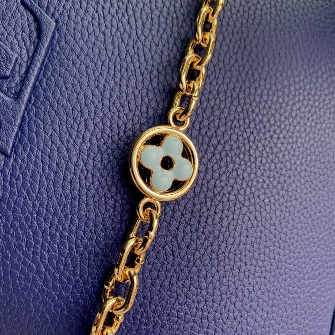 1:1 Replica Louis Vuitton LV Capuciness MM Handbag Blue Luxury Bag For Women M20844 - 12.4in/32cm - Image 8