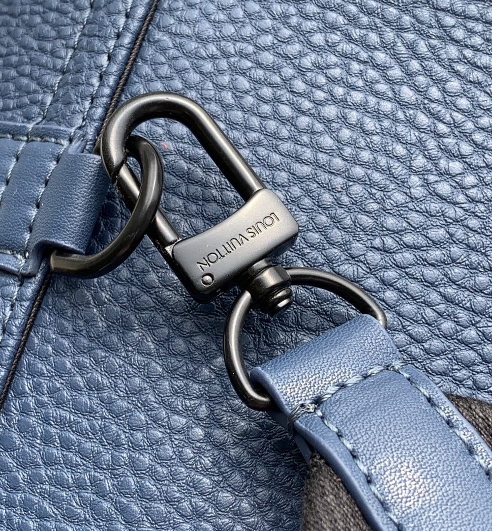 1:1 Replica Louis Vuitton LV Christopher XS Taurillon Blue Essential Bag For Men M58495 - 7.7in/19.5cm