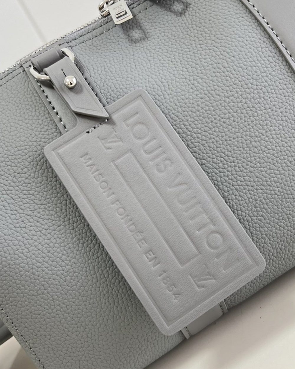 1:1 Replica Louis Vuitton LV City Keepall Aerogram Grey Innovative Bag For Men M59328 - 10.6in/27cm