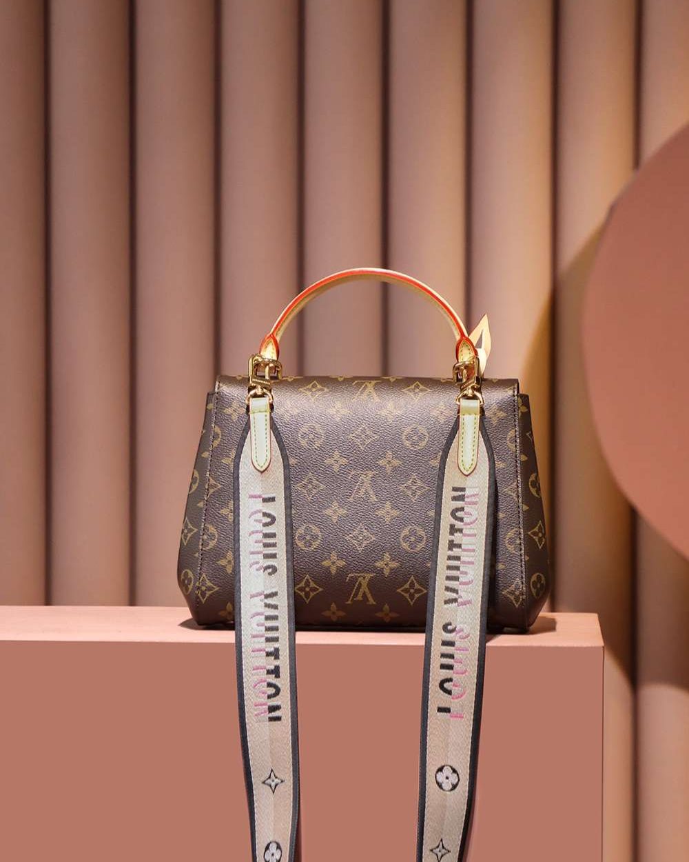 1:1 Replica Louis Vuitton LV Cluny BB Brown Essential Bag For Women M46372 - 28cm / 11in