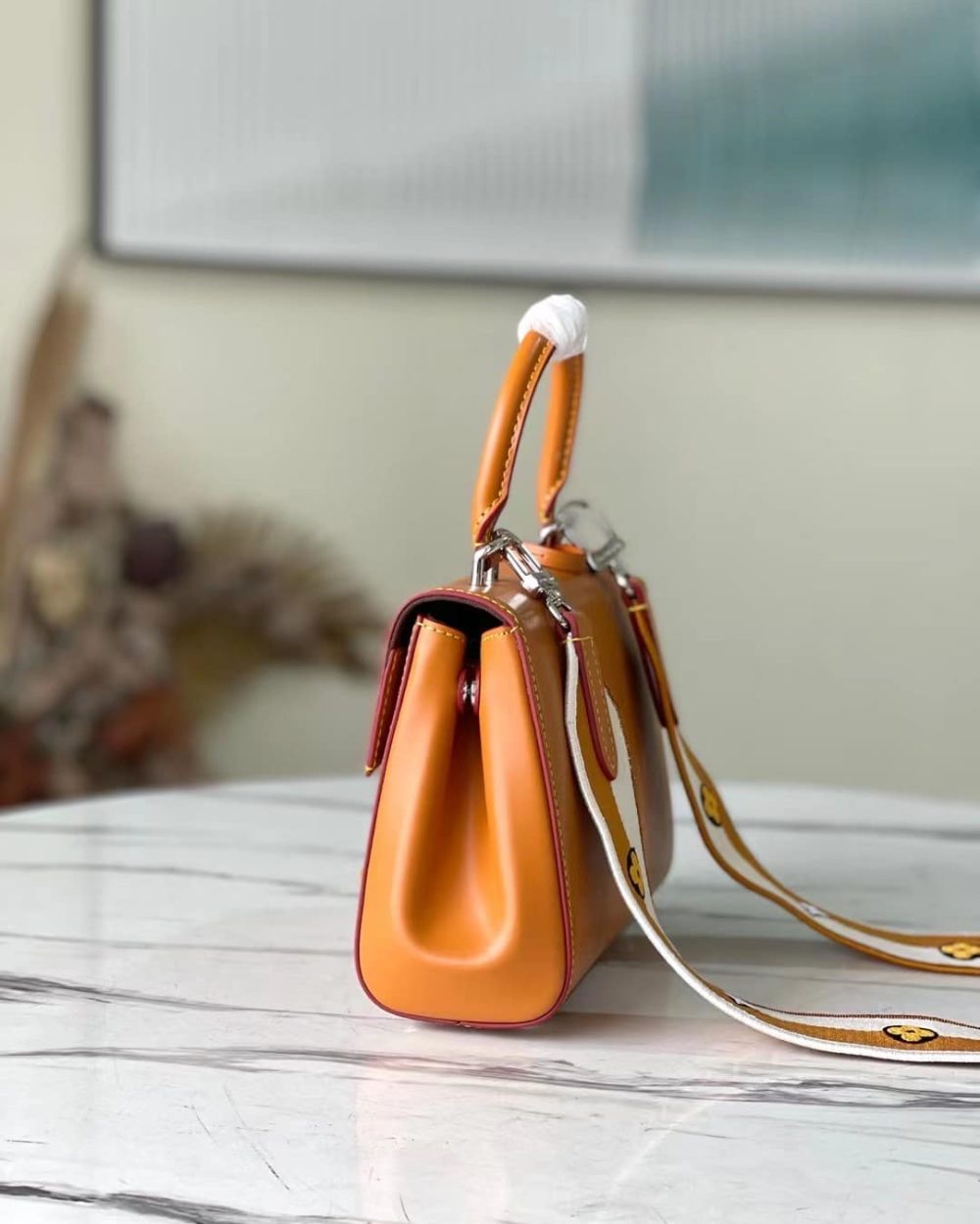 1:1 Replica Louis Vuitton LV Cluny Mini Epi Gold Miel Luxury Bag For Women M58931 - 20cm/7.9in