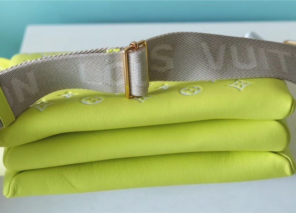 1:1 Replica Louis Vuitton LV Coussin PM Monogram Canvas Luxury Bag For Women Yellow M20843 - 10.2in/26cm