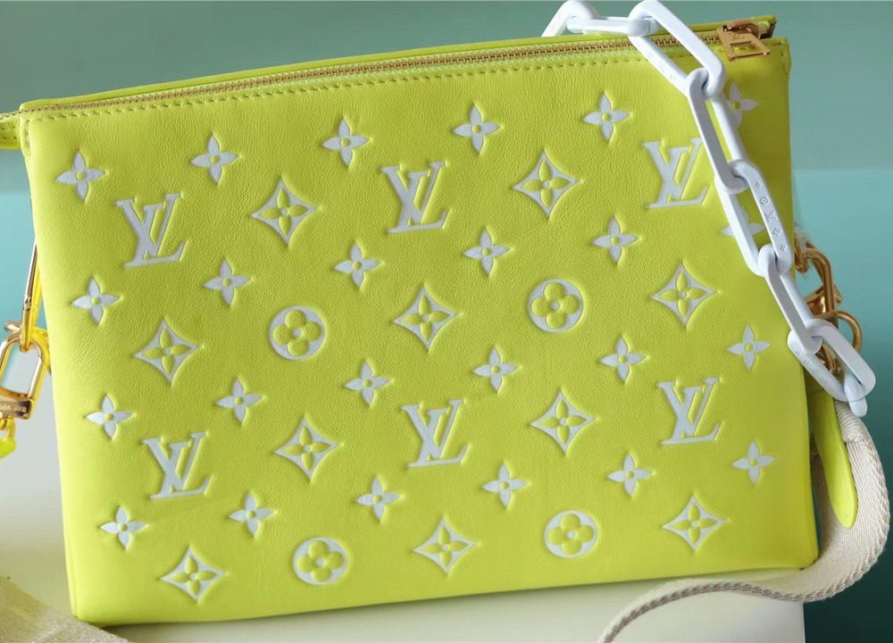 1:1 Replica Louis Vuitton LV Coussin PM Monogram Canvas Luxury Bag For Women Yellow M20843 - 10.2in/26cm